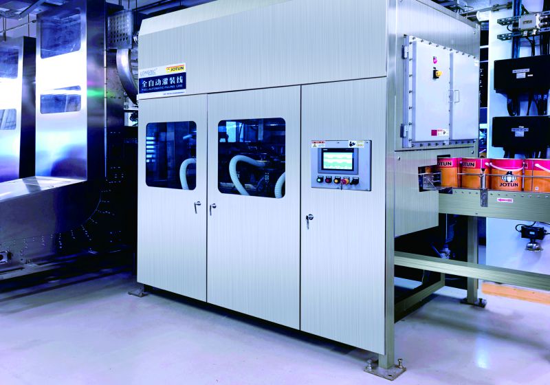 1-5L 全自动灌装装箱码垛线